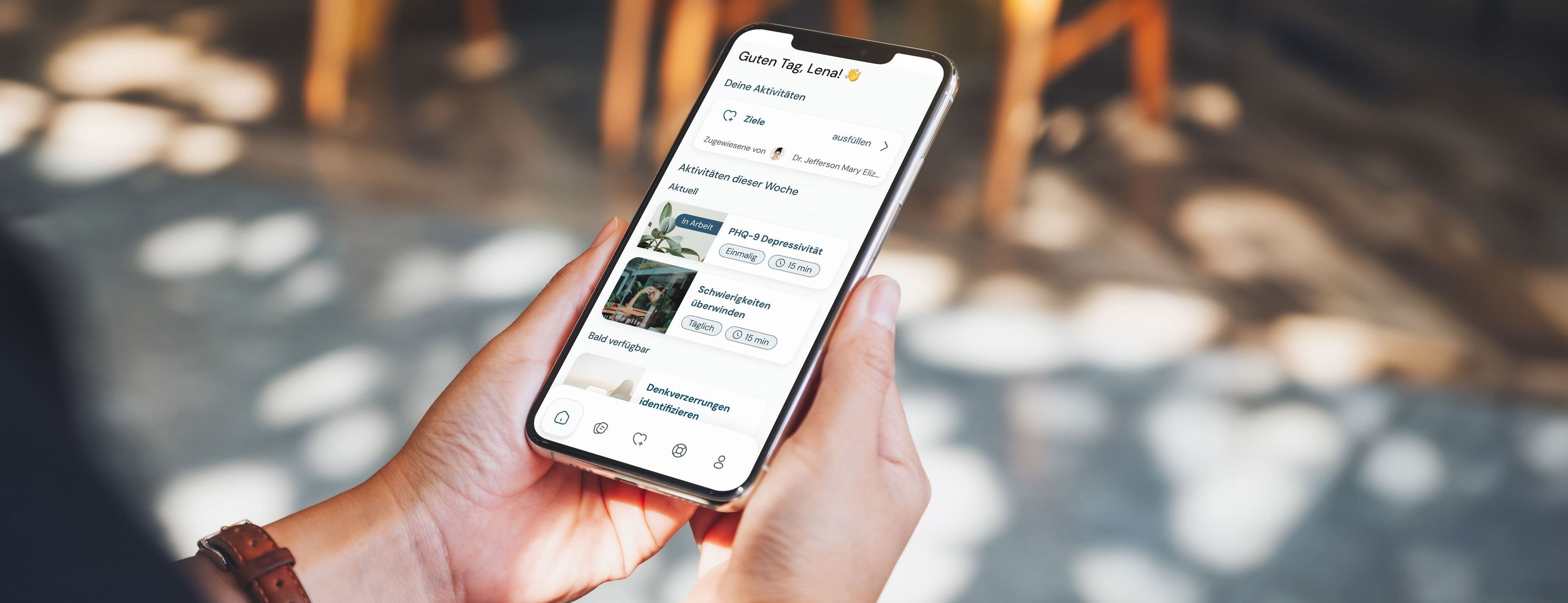 Die App unterstützt Jugendliche in ihrer Therapie. 