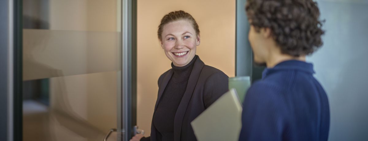 Der Empfang bei der Psychiatrischen Klinik ist herzlich.